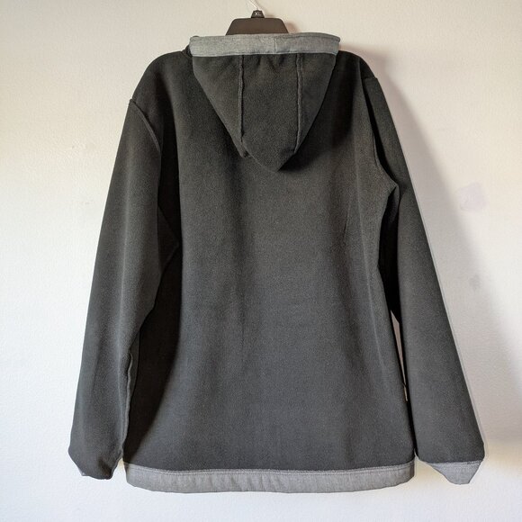 Mana Men's Hooded Gray Softshell Jacket XXL - Picture 6 of 12